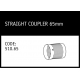 Marley Drainflo Straight Coupler 65mm - 510.65